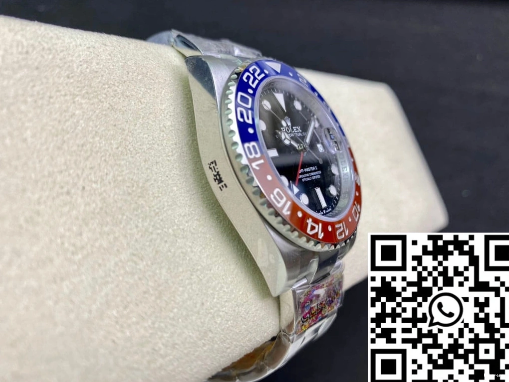 Clean GMT Black Master Factory M126710BLRO-0002 Rolex II Dial 1225